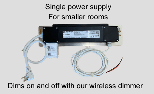 LED lighting with 24 volt power supply with wireless dimmer LED lighting with 24 volt power supply with wireless dimmer